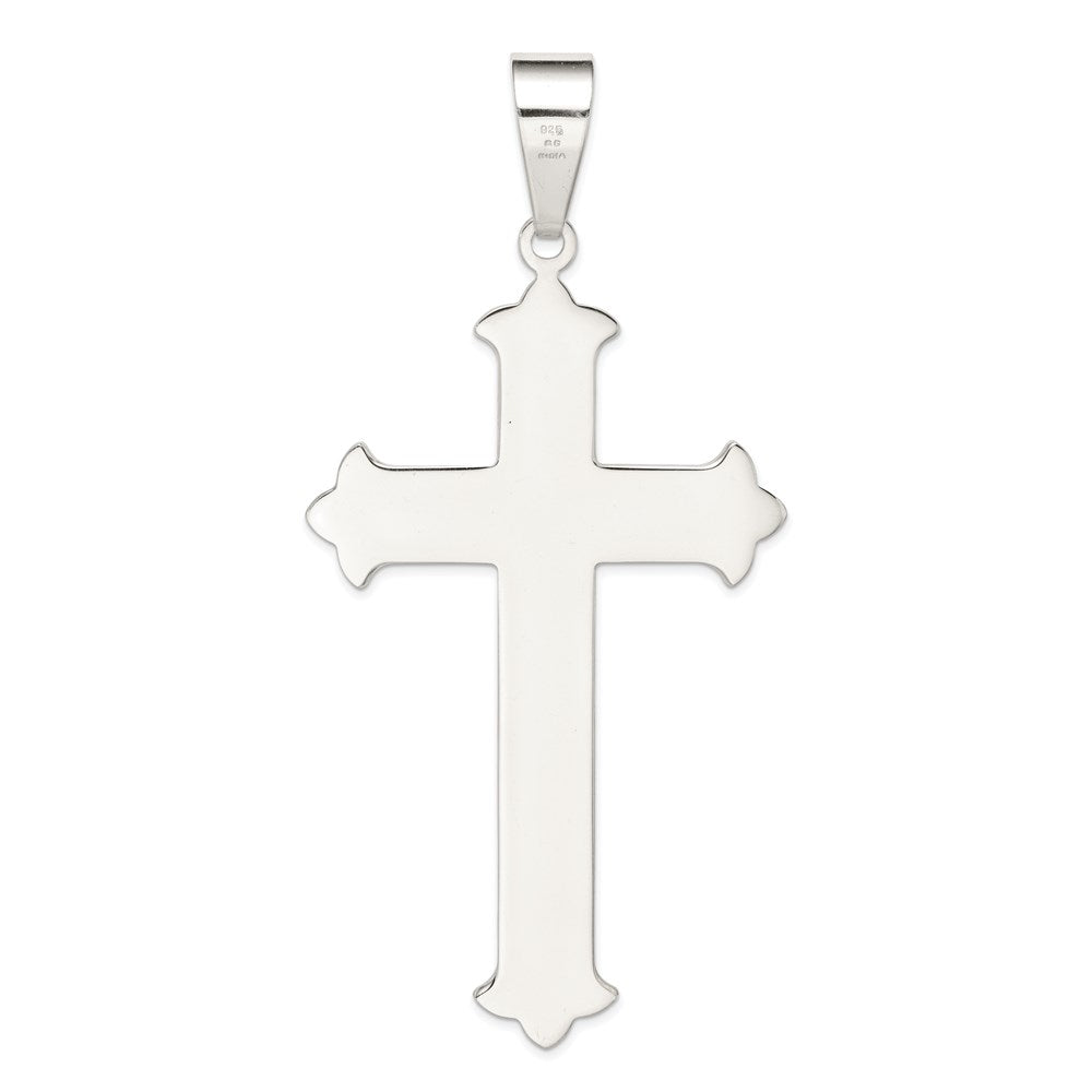 Sterlingsilber Poliert Kreuz Anhänger