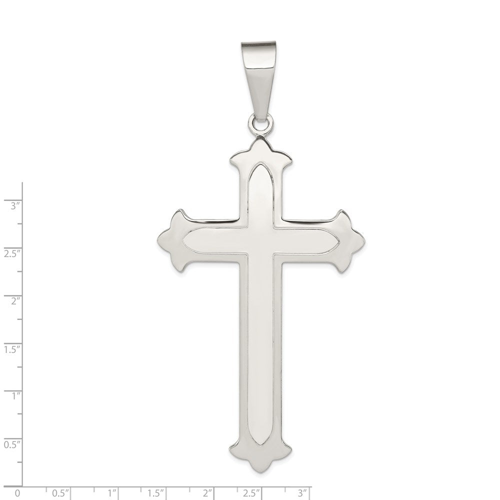 Sterlingsilber Poliert Kreuz Anhänger