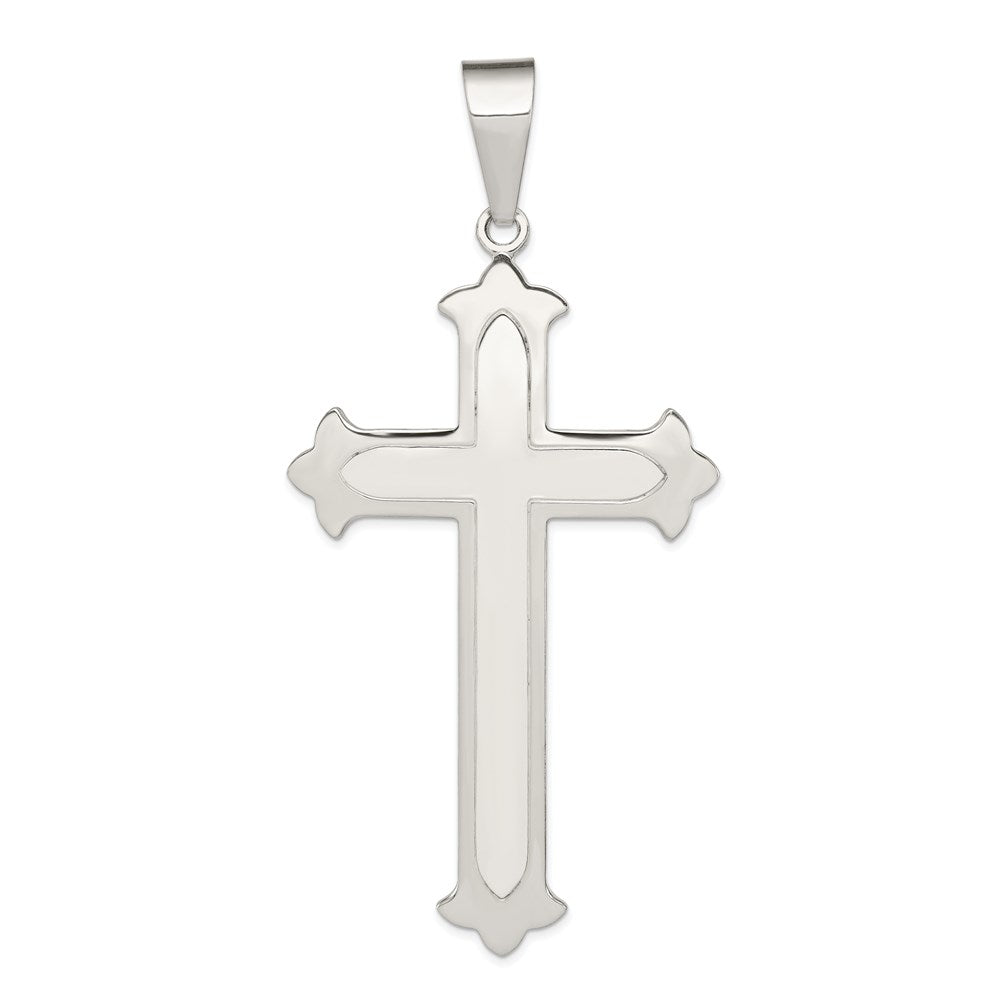 Sterlingsilber Poliert Kreuz Anhänger