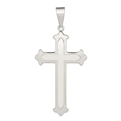 Sterlingsilber Poliert Kreuz Anhänger