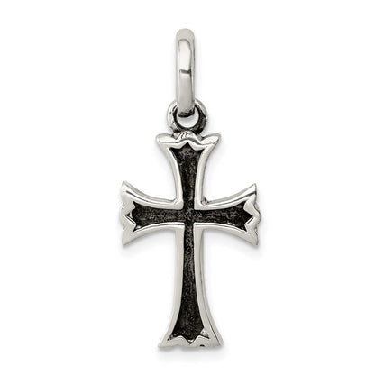Sterlingsilber Antikisiert Kreuz Anhänger