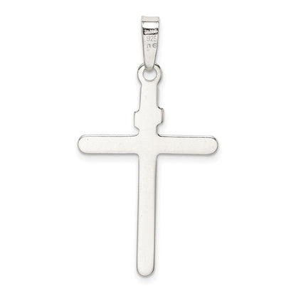 Sterlingsilber Poliert Inri Kreuz Anhänger
