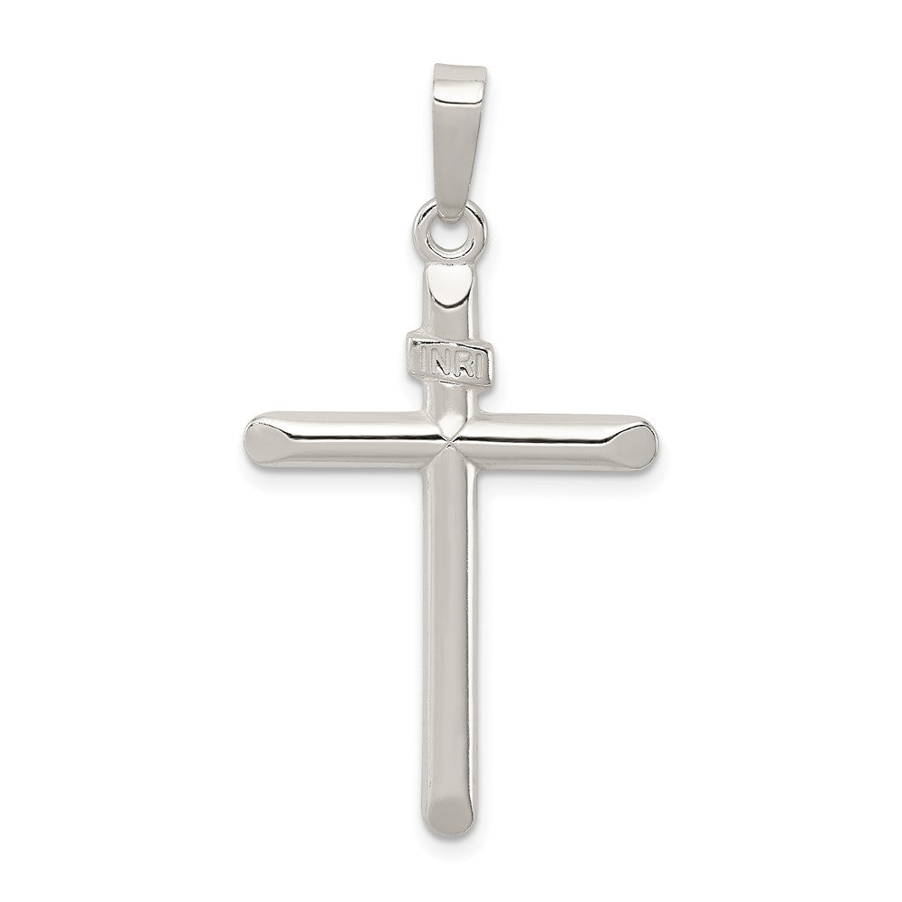 Sterlingsilber Poliert Inri Kreuz Anhänger