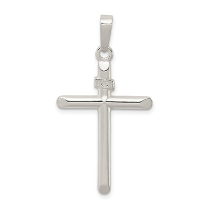 Sterlingsilber Poliert Inri Kreuz Anhänger