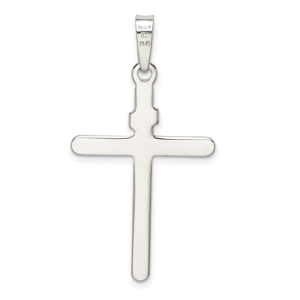 Sterlingsilber Poliert Inri Kreuz Anhänger