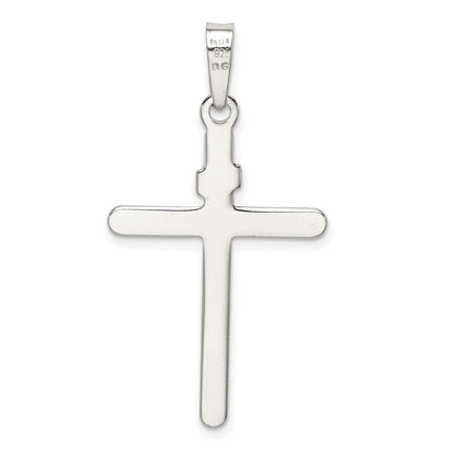 Sterlingsilber Poliert Inri Kreuz Anhänger