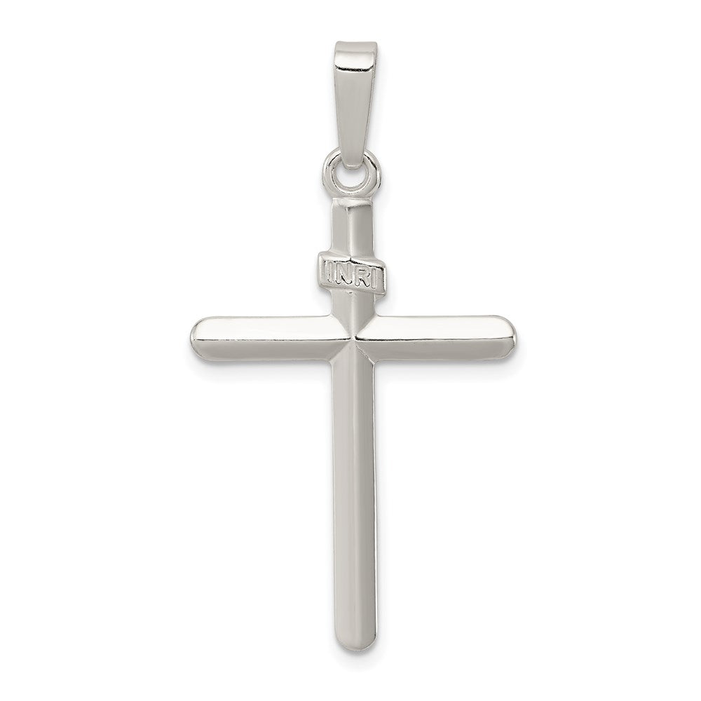 Sterlingsilber Poliert Inri Kreuz Anhänger