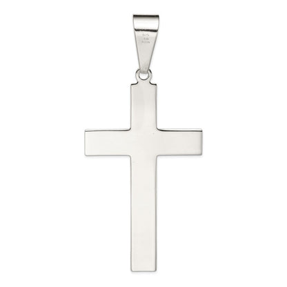 Sterlingsilber Poliert Kreuz Anhänger