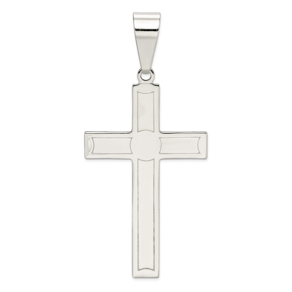 Sterlingsilber Poliert Kreuz Anhänger