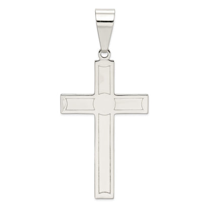 Sterlingsilber Poliert Kreuz Anhänger