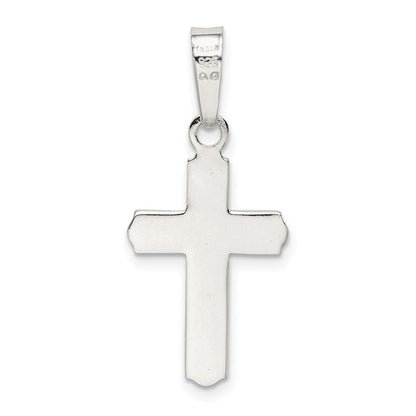 Sterlingsilber Poliert Kreuz Anhänger