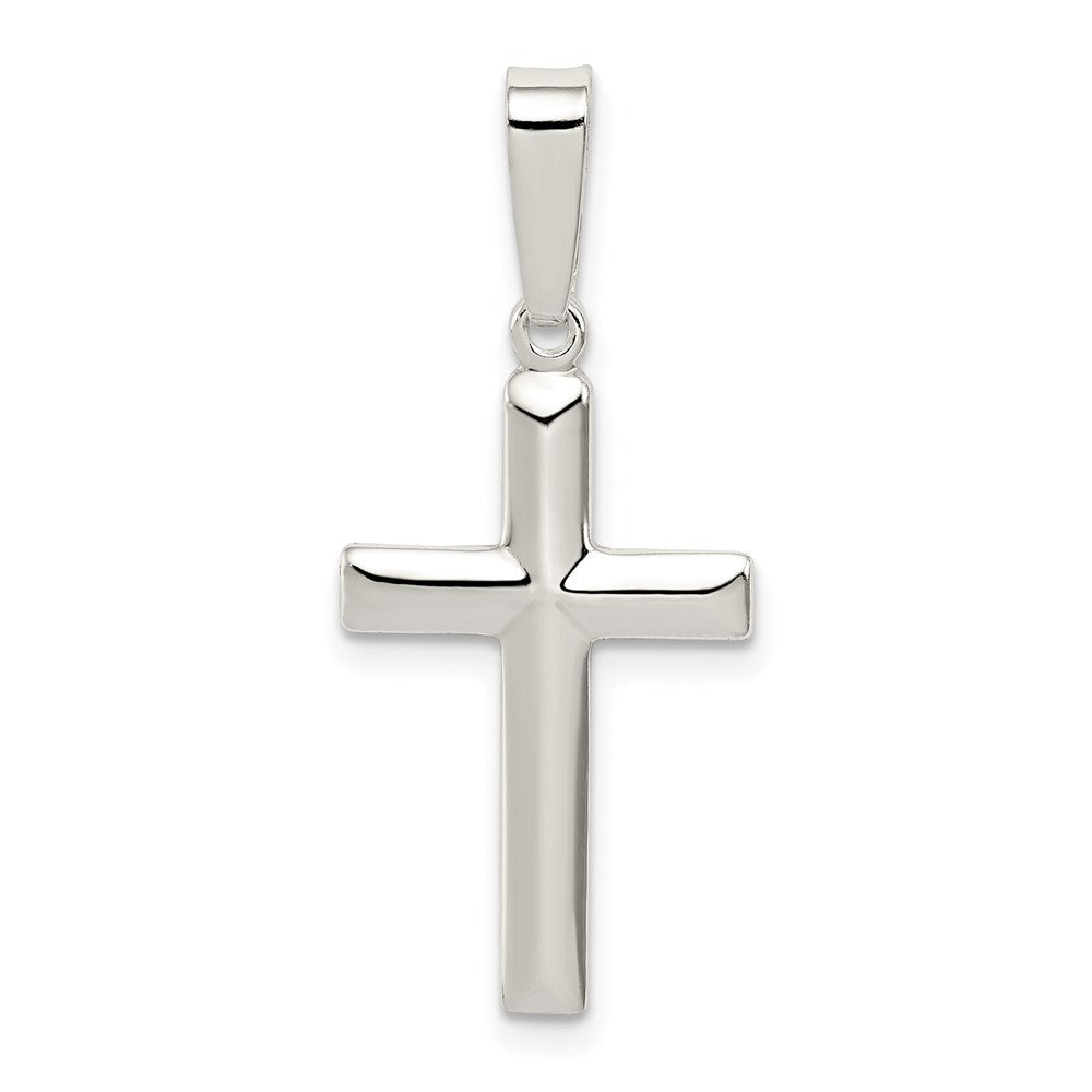 Sterlingsilber Poliert Kreuz Anhänger
