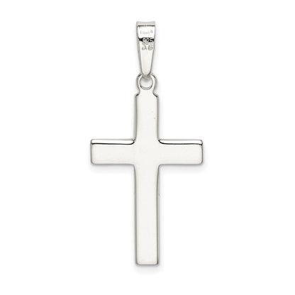 Sterlingsilber Poliert Kreuz Anhänger