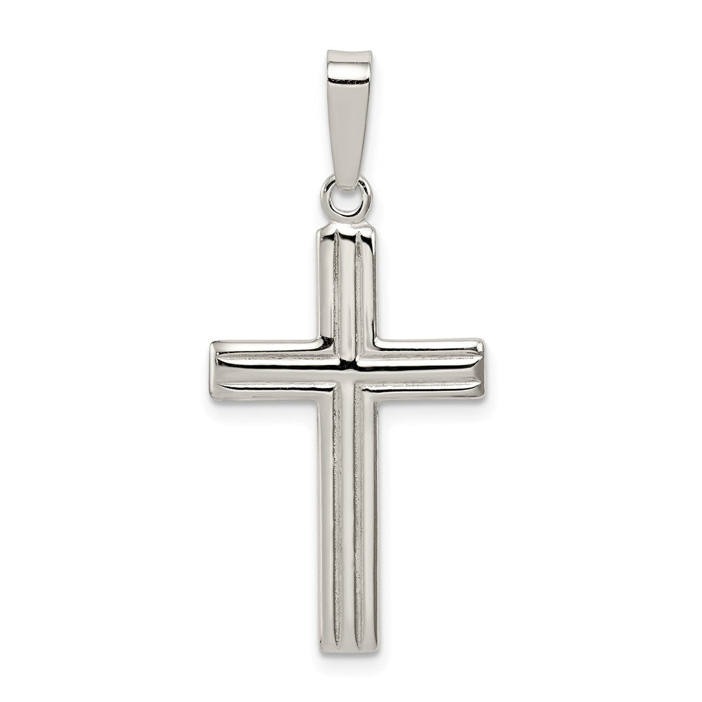 Sterlingsilber Poliert Kreuz Anhänger