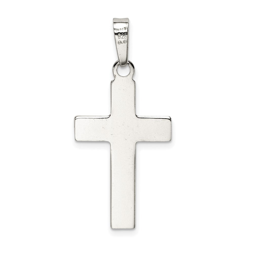 Sterlingsilber Poliert Kreuz Anhänger