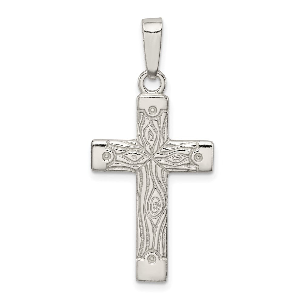 Sterlingsilber Poliert Kreuz Anhänger