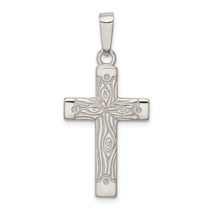 Sterlingsilber Poliert Kreuz Anhänger