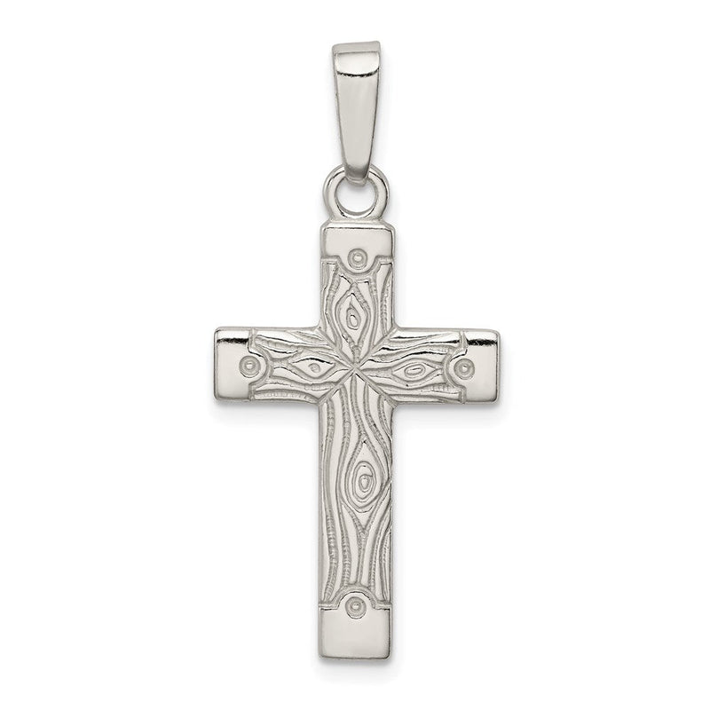 Sterlingsilber Poliert Kreuz Anhänger