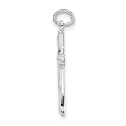 Sterlingsilber Zirkonia Kreuz Anhänger