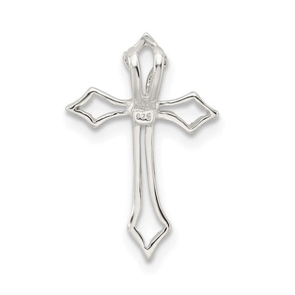 Sterlingsilber Zirkonia Kreuz Charm