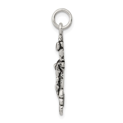 Sterlingsilber Antikisiert Kruzifix Charm