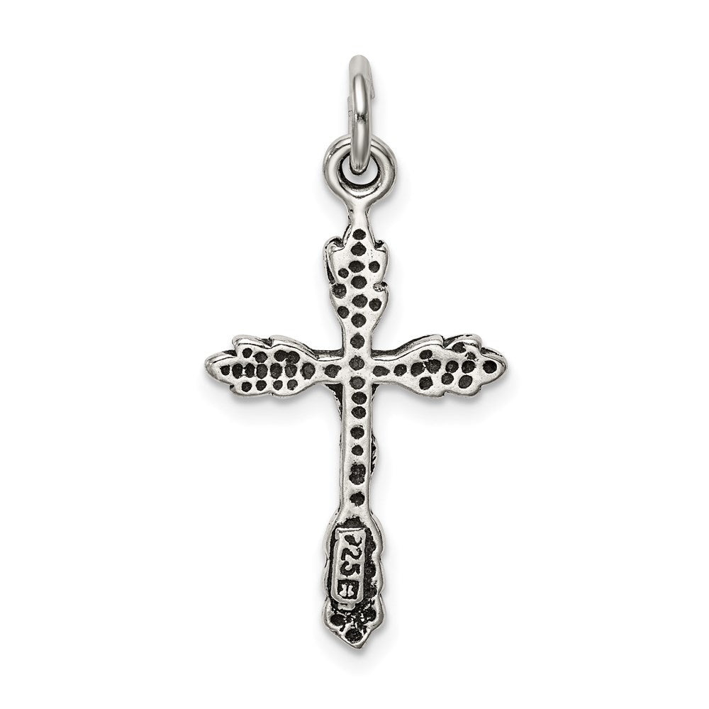 Sterlingsilber Antikisiert Kruzifix Charm