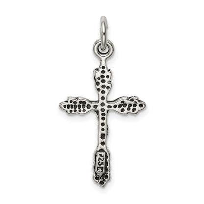 Sterlingsilber Antikisiert Kruzifix Charm