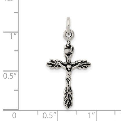 Sterlingsilber Antikisiert Kruzifix Charm