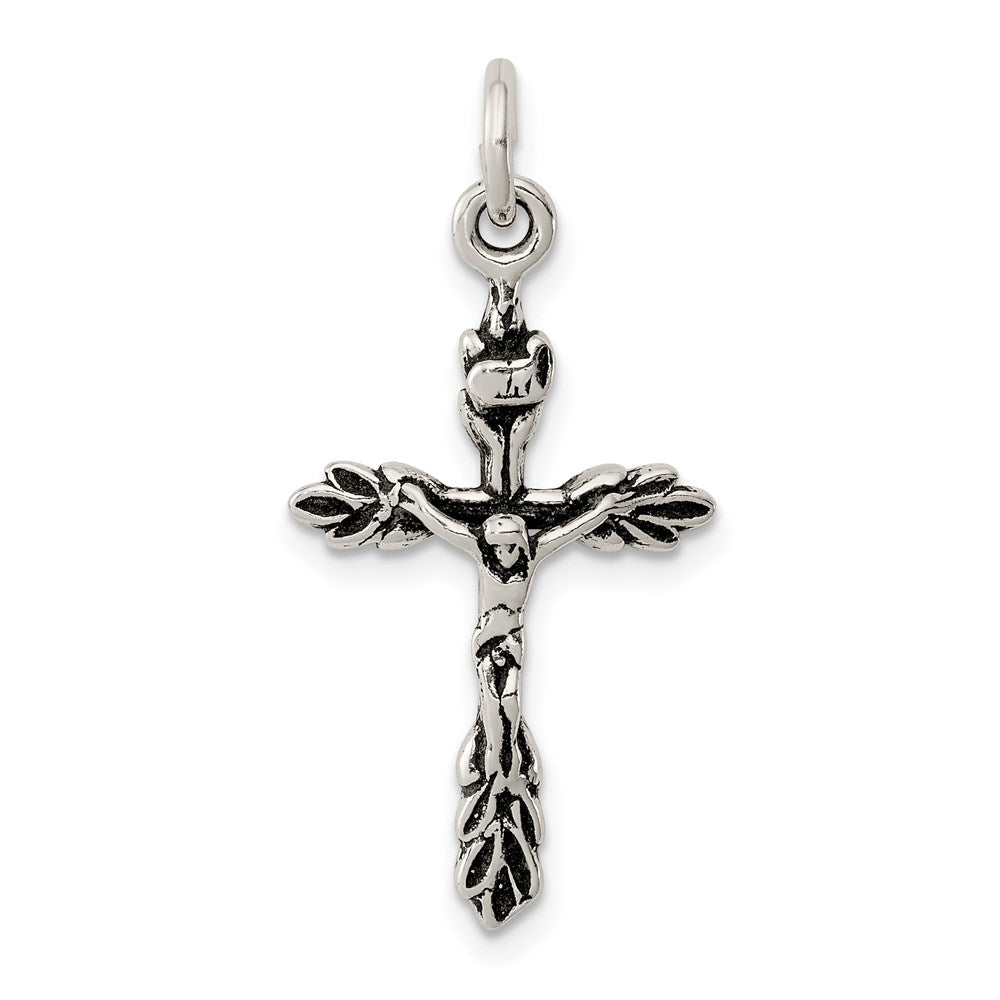 Sterlingsilber Antikisiert Kruzifix Charm