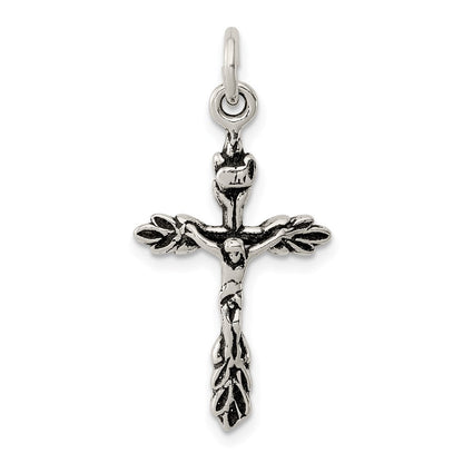 Sterlingsilber Antikisiert Kruzifix Charm