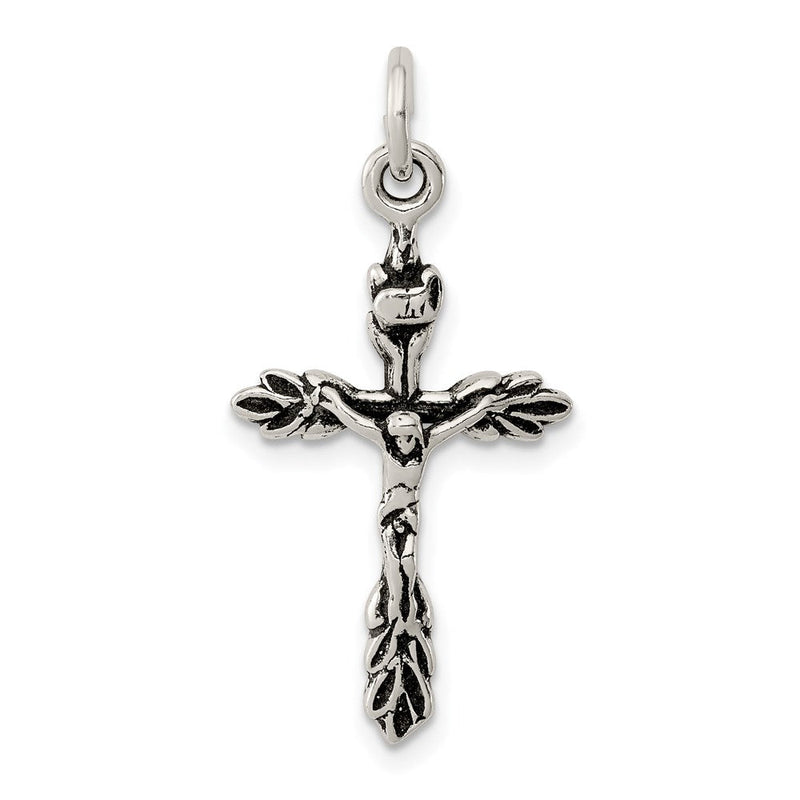 Sterlingsilber Antikisiert Kruzifix Charm