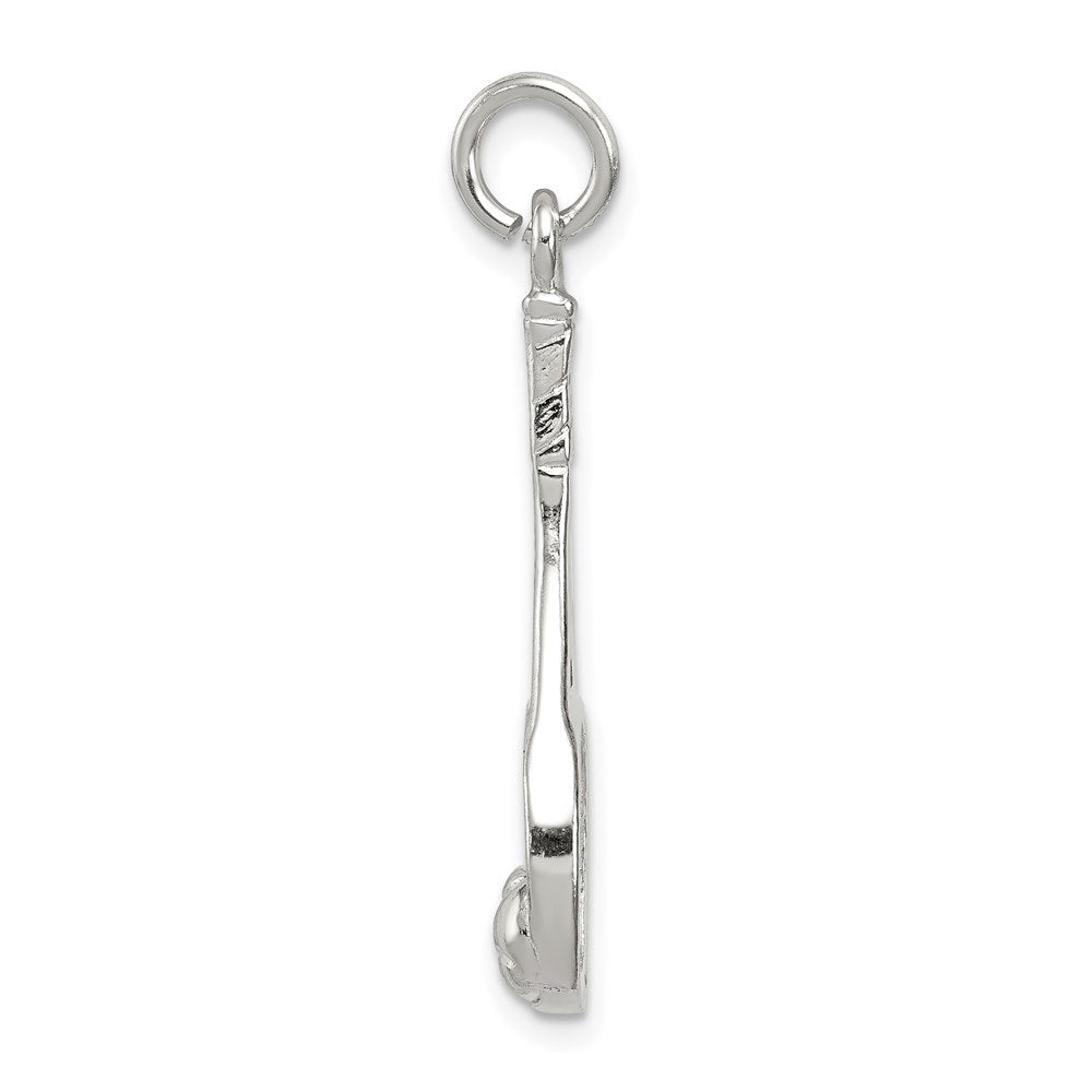 Sterlingsilber Tennis Schläger Charm