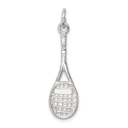 Sterlingsilber Tennis Schläger Charm