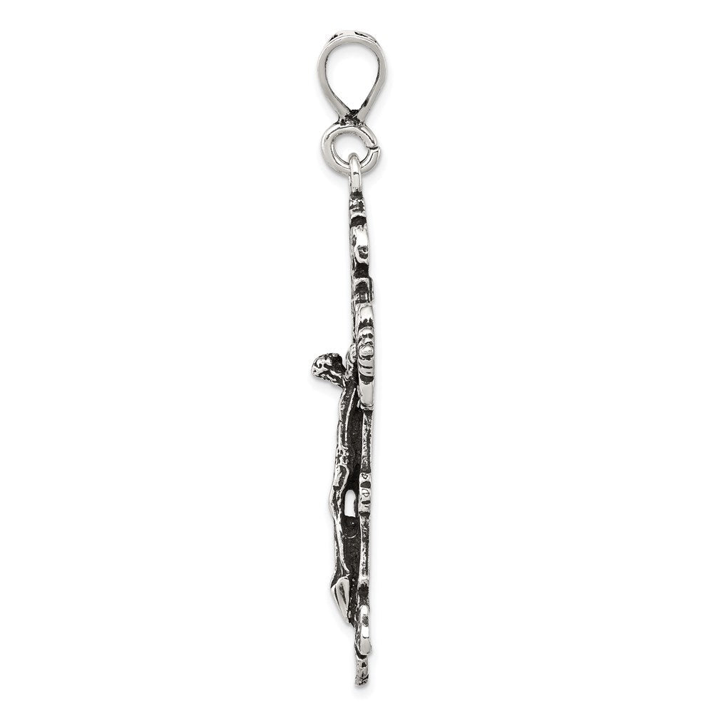 Sterlingsilber Antikisiert Kruzifix Charm