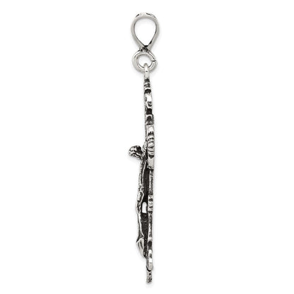 Sterlingsilber Antikisiert Kruzifix Charm