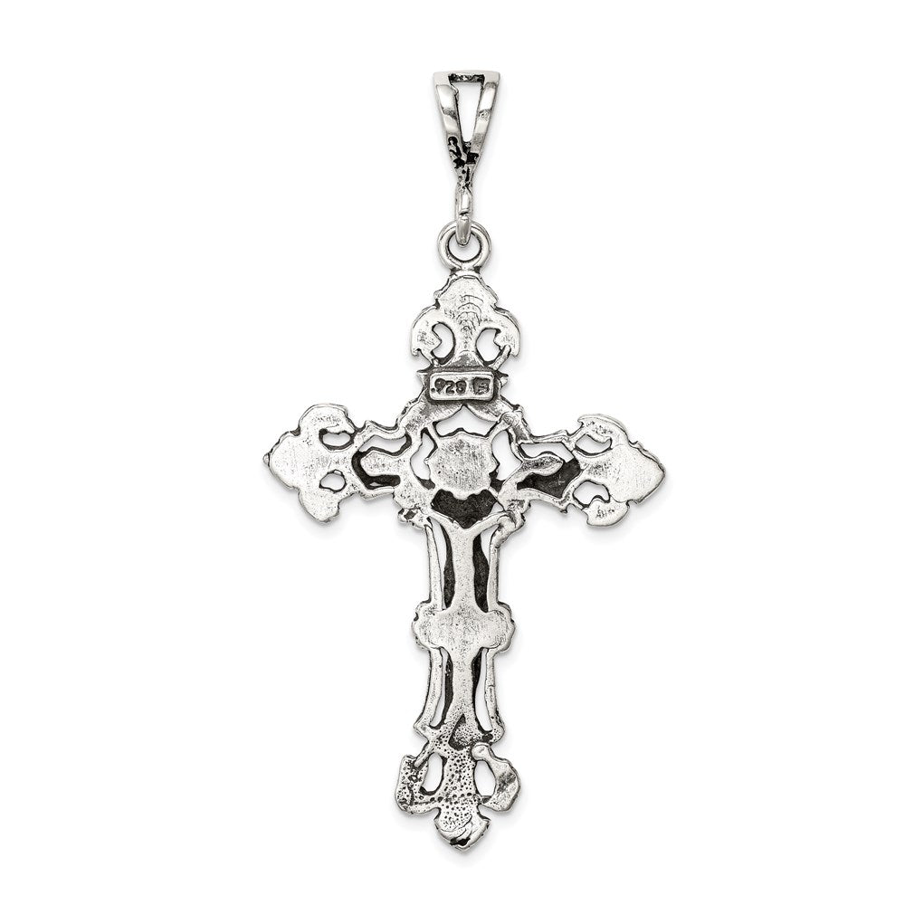 Sterlingsilber Antikisiert Kruzifix Charm