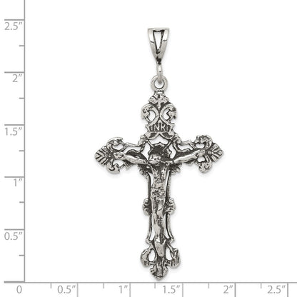 Sterlingsilber Antikisiert Kruzifix Charm