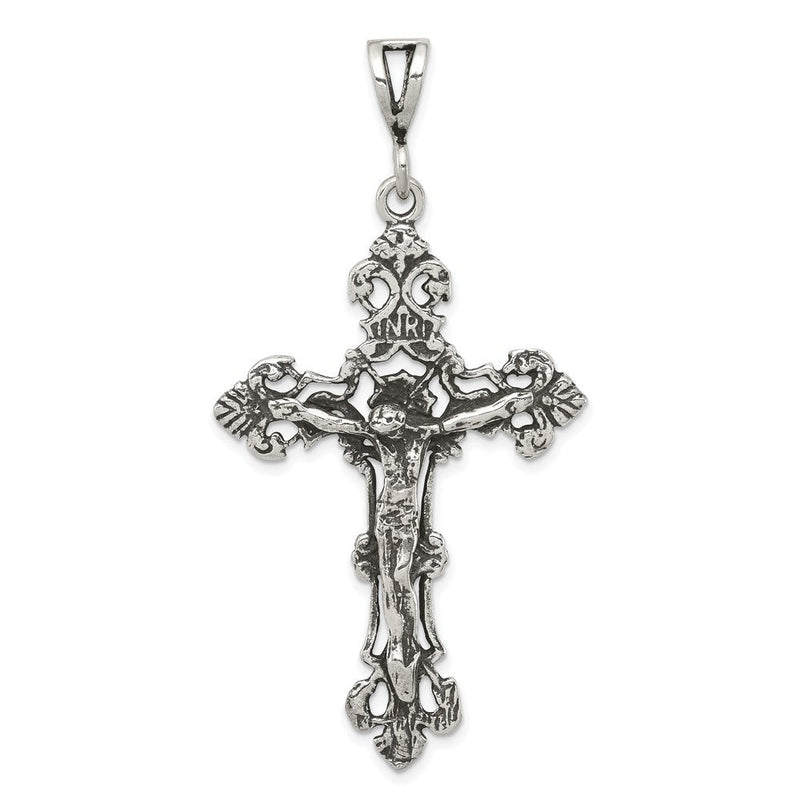 Sterlingsilber Antikisiert Kruzifix Charm