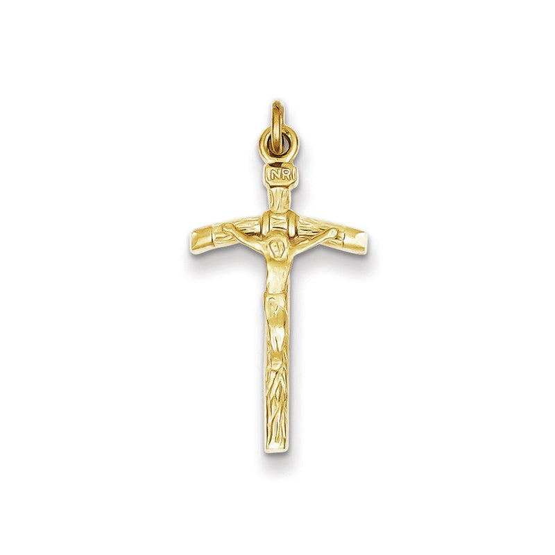 Sterlingsilber Vermeil Pope Kruzifix Anhänger