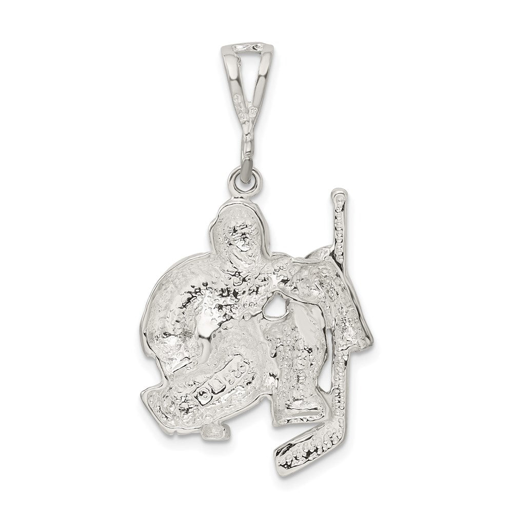 Sterlingsilber Hockey Goalie Charm