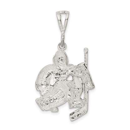 Sterlingsilber Hockey Goalie Charm