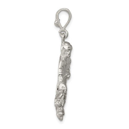 Sterlingsilber Hockey Player Charm