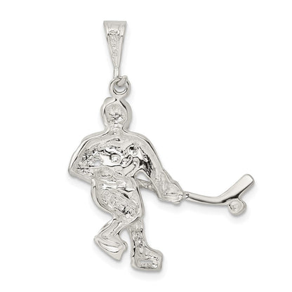 Sterlingsilber Hockey Player Charm