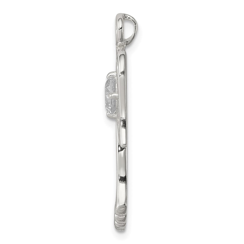 Sterlingsilber Zirkonia Engel Anhänger
