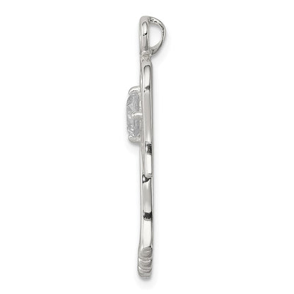 Sterlingsilber Zirkonia Engel Anhänger