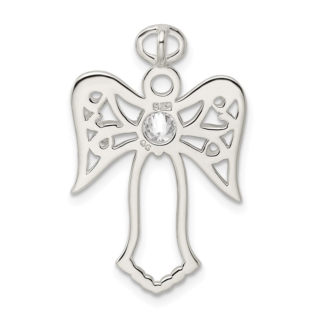 Sterlingsilber Zirkonia Engel Anhänger
