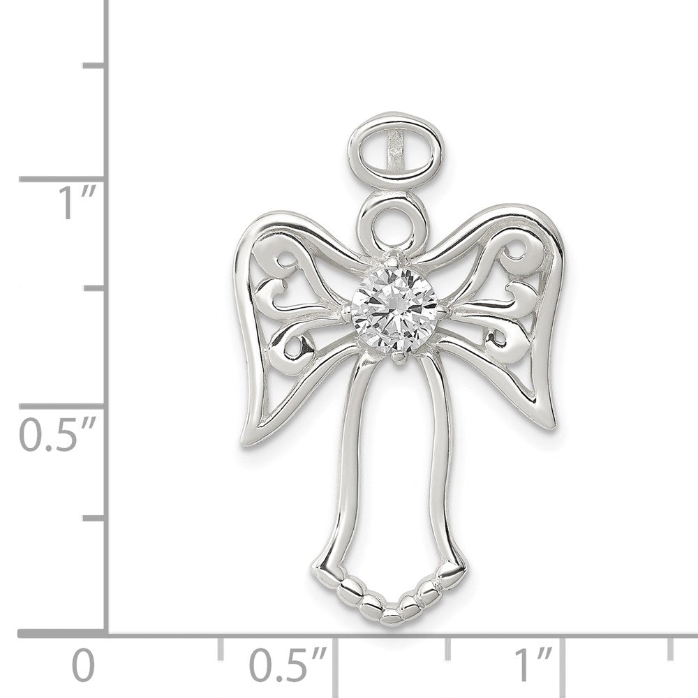 Sterlingsilber Zirkonia Engel Anhänger