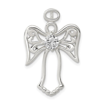 Sterlingsilber Zirkonia Engel Anhänger