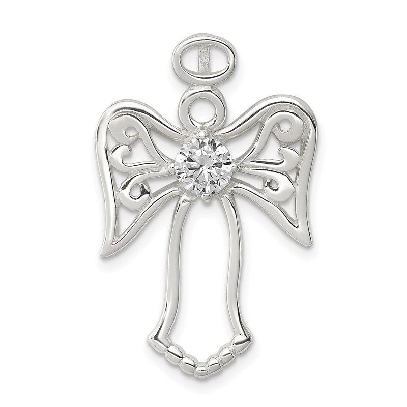 Sterlingsilber Zirkonia Engel Anhänger