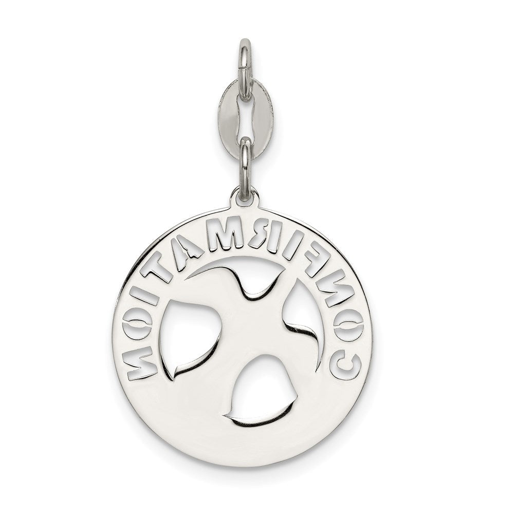 Sterlingsilber Poliert Firmung Taube Charm